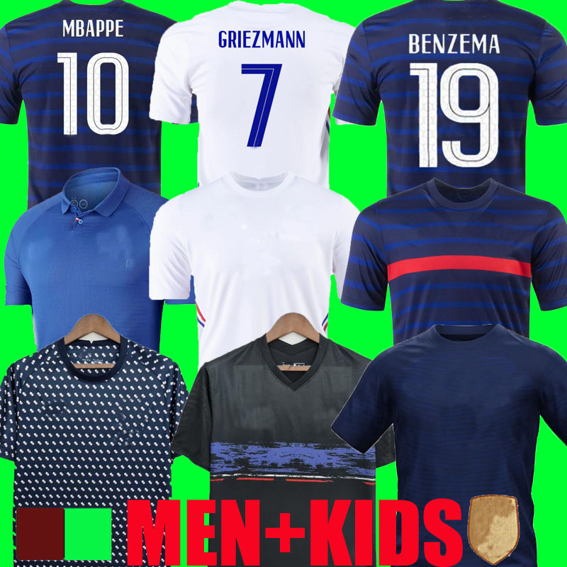 French soccer jersey 2022 BENZEMA MBAPPE GRIEZMANN 2021 World POGBA cup GIROUD KANTE Maillot de foot national team kids kit + Men football shirt Francia training 100th, 2022 home
French soccer jersey 2022 BENZEMA MBAPPE GRIEZMANN 2021 World POGBA cup GIROUD KANTE Maillot de foot national team kids kit + Men football shirt Francia training 100th, 2022 home
