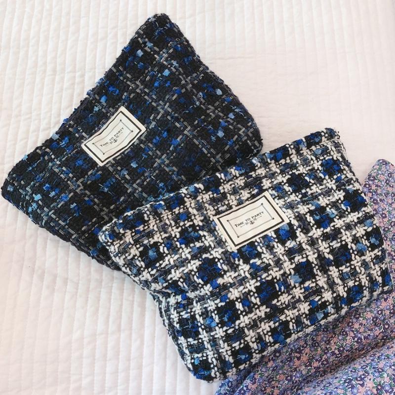 Cosmetic Bags & Cases Plaid Fabric Makeup Women Travel Pouch Necesserie Organizer For Burshes Beauty Case Storage ClutchCosmetic, Typea 
Cosmetic Bags & Cases Plaid Fabric Makeup Women Travel Pouch Necesserie Organizer For Burshes Beauty Case Storage ClutchCosmetic, Typea