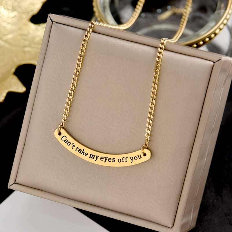 18k Gold Chain Designer Necklace Choker for Woman Fashion Design Necklaces can't take my eyes off you Chains High Quality Trend Jewelry Supply Smile jewelry
18k Gold Chain Designer Necklace Choker for Woman Fashion Design Necklaces can't take my eyes off you Chains High Quality Trend Jewelry Supply Smile jewelry