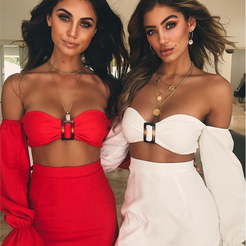 Work Dresses 2022 Spring Women Two Piece Outfits Vintage Off Shoulder Crop Tops Flare Sleeve A-line Mini Skirt Solid Holiday Set, Red
Work Dresses 2022 Spring Women Two Piece Outfits Vintage Off Shoulder Crop Tops Flare Sleeve A-line Mini Skirt Solid Holiday Set, Red