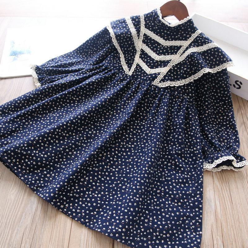 Girl's Dresses Girls Fall Dots Ruffles Cotton Long Sleeve Wholesale Children Clothes, Blue
Girl's Dresses Girls Fall Dots Ruffles Cotton Long Sleeve Wholesale Children Clothes, Blue