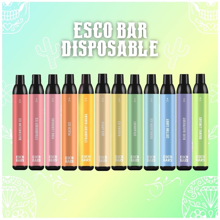 ESCO BARS 2500 Puffs Disposable E Cigarettes Vape Pod 6ml Pre-Filled Pods Vaporizers 1000mAh VS Extra Ultra Bar
ESCO BARS 2500 Puffs Disposable E Cigarettes Vape Pod 6ml Pre-Filled Pods Vaporizers 1000mAh VS Extra Ultra Bar