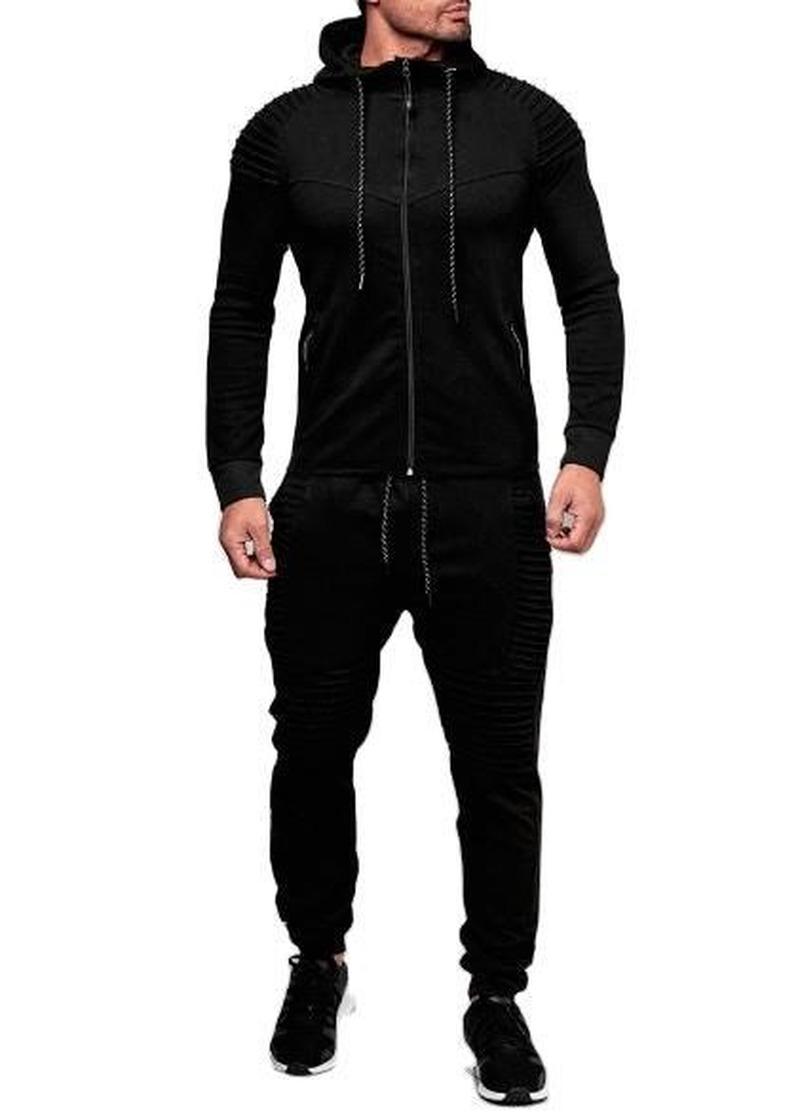 Men's Tracksuits Fashion Men Sets Autumn Winter Casual Outdoor Sports Hoodie Suit Solid Color Zipper Cardigan Top And Pants Two Piece Set, Gray
Men's Tracksuits Fashion Men Sets Autumn Winter Casual Outdoor Sports Hoodie Suit Solid Color Zipper Cardigan Top And Pants Two Piece Set, Gray