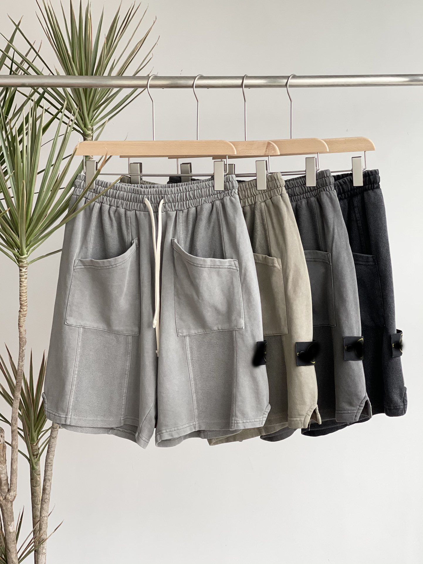 CP 2022 new topstoney Men's Shorts stones summer designer island retro old washed armband shorts casual sports large pocket overalls 143016MT3, Supplement (not shipped separately)