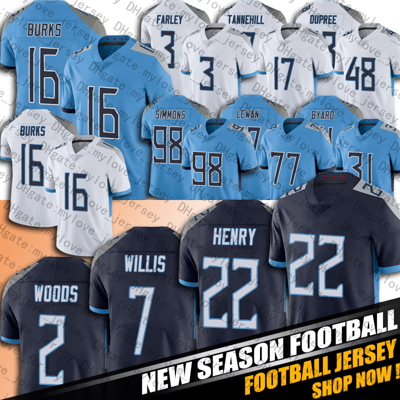 Titanes 22 Derrick Henry Treylon Burks Jersey Football Jeffery Simmons Robert Woods Ryan Tannehill Jerseys Kevin Byard Bud Dupree Caleb Farley Malik Willis Hooper, Man size s-xxxl (tt)
Titanes 22 Derrick Henry Treylon Burks Jersey Football Jeffery Simmons Robert Woods Ryan Tannehill Jerseys Kevin Byard Bud Dupree Caleb Farley Malik Willis Hooper, Man size s-xxxl (tt)
