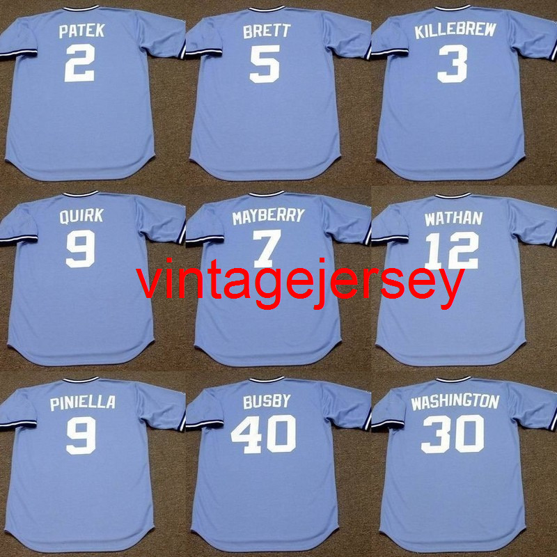 men 9 JAMIE QUIRK 30 U.L. 39 AL HRABOSKY 26 AMOS OTIS 40 STEVE BUSBY 22 DENNIS LEONARD baseball Jersey 1980
men 9 JAMIE QUIRK 30 U.L. 39 AL HRABOSKY 26 AMOS OTIS 40 STEVE BUSBY 22 DENNIS LEONARD baseball Jersey 1980