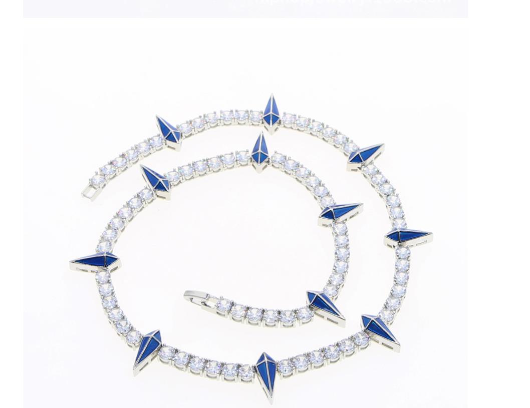 2022 new Korean fashion graduated niche design zircon tennis chain pointed pendant luminous effect black panther necklace
2022 new Korean fashion graduated niche design zircon tennis chain pointed pendant luminous effect black panther necklace