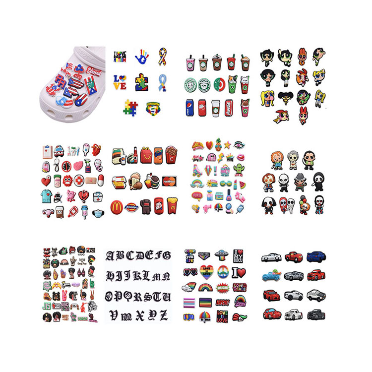 moq 50pcs wholesale hot croc charms fashion shoe accessories pvc shoecharms buckle for bracelet wristband decoration
moq 50pcs wholesale hot croc charms fashion shoe accessories pvc shoecharms buckle for bracelet wristband decoration