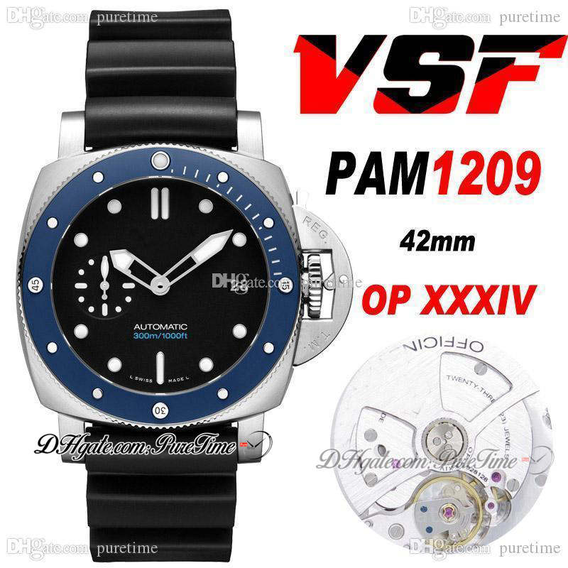 2022 VSF 42mm VS1209 OP AXXXIV Automatic Mens Watch Steel Case Blue Ceramics Bezel Black Dial White Markers Rubber Strap Super Edition PTPM Puretime, Strap removal tool
2022 VSF 42mm VS1209 OP AXXXIV Automatic Mens Watch Steel Case Blue Ceramics Bezel Black Dial White Markers Rubber Strap Super Edition PTPM Puretime, Strap removal tool