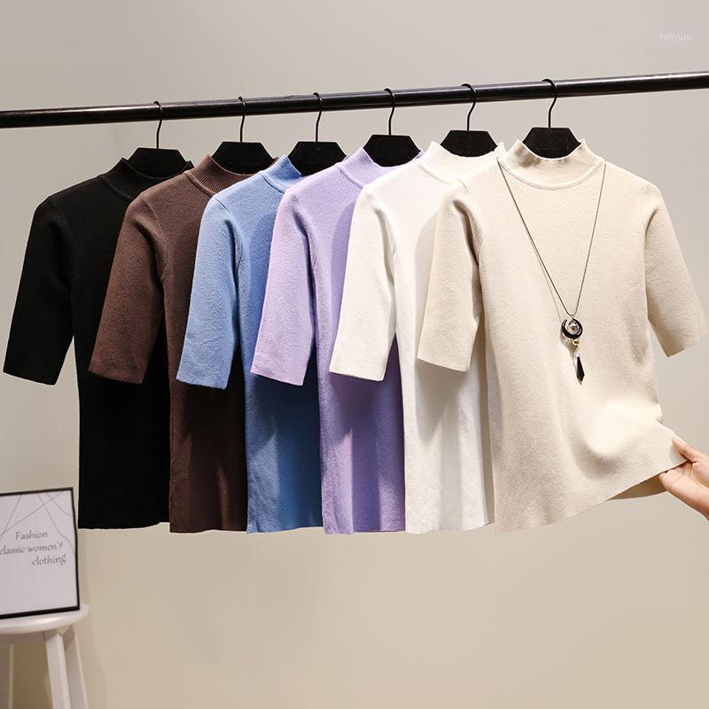 Women's Sweaters Half-high Collar Slim Bottoming Women Pullovers Female 2022 Autumn And Winter Long-sleeved Tight-necked Sweater QQ015, Black
Women's Sweaters Half-high Collar Slim Bottoming Women Pullovers Female 2022 Autumn And Winter Long-sleeved Tight-necked Sweater QQ015, Black