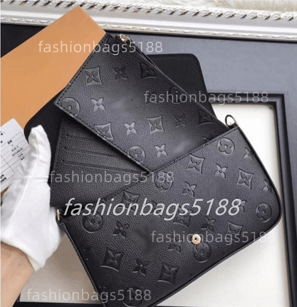 Luxurys Designers Pochette Felicie Bags Embossing Genuine Leather Handbags Handbag Clutch Chain Messenger Bag Purse GGs Louiseity Viutonity LVs YSLs, Brown
Luxurys Designers Pochette Felicie Bags Embossing Genuine Leather Handbags Handbag Clutch Chain Messenger Bag Purse GGs Louiseity Viutonity LVs YSLs, Brown