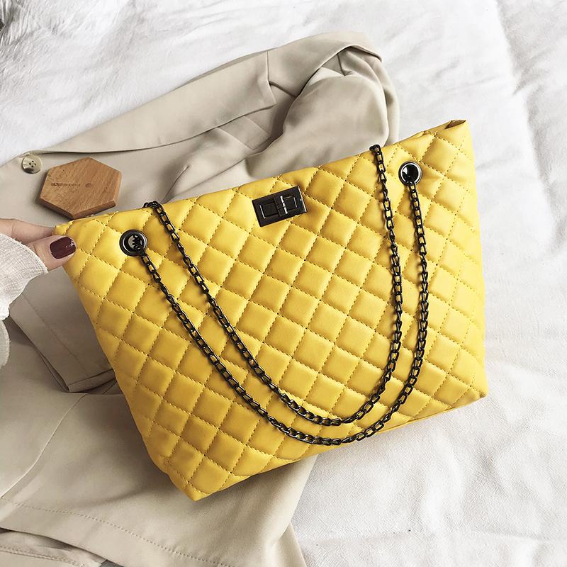 Evening Bags Diamond Lattice Chain Tote For Women Classic Handbags PU Leather Sac A Main Fashion Shoulder Bag Large CapcityEvening EvenEveni, Black 
Evening Bags Diamond Lattice Chain Tote For Women Classic Handbags PU Leather Sac A Main Fashion Shoulder Bag Large CapcityEvening EvenEveni, Black