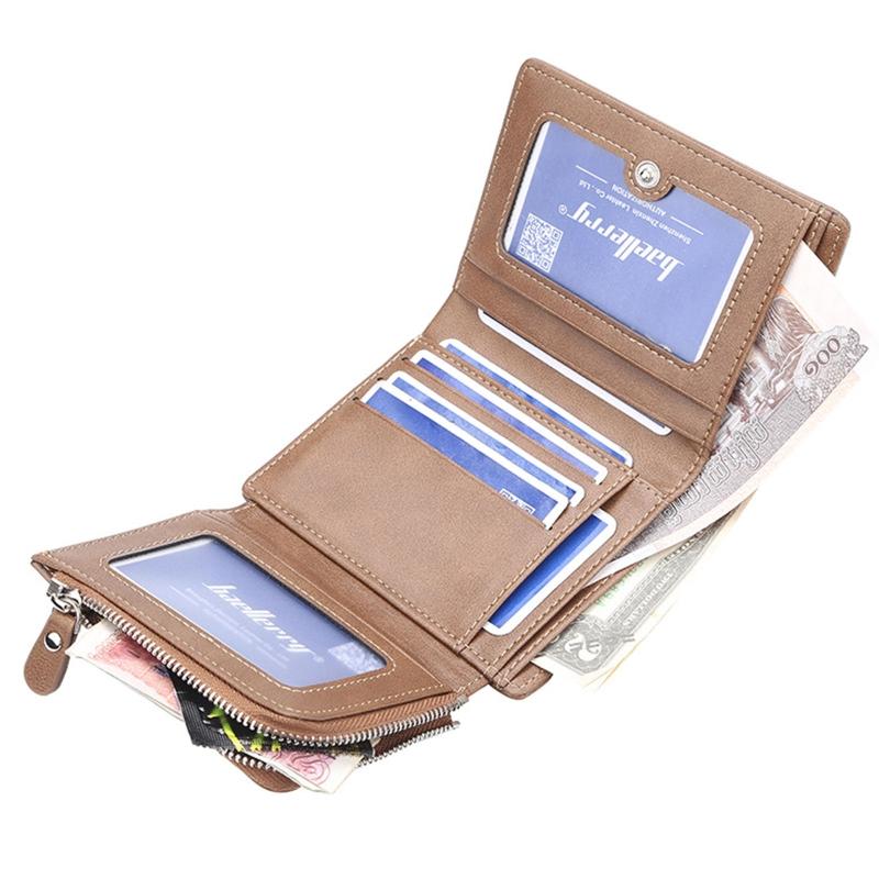 Card Holders Men PU Leather Short Wallet ID Holder Vintage Trifold Pocket Change Coin Business PurseCard, Bk
Card Holders Men PU Leather Short Wallet ID Holder Vintage Trifold Pocket Change Coin Business PurseCard, Bk