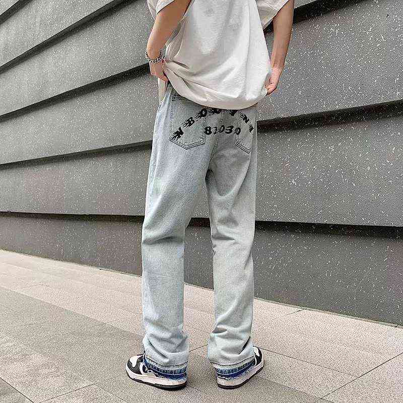 Herren 2022 Hosen Letter Print Vintage Men Baggy Jeans Pants Y2K Clothes Distressed Washed Hip Hop Denim Trousers Pantn Homme T220803, Grey
Herren 2022 Hosen Letter Print Vintage Men Baggy Jeans Pants Y2K Clothes Distressed Washed Hip Hop Denim Trousers Pantn Homme T220803, Grey