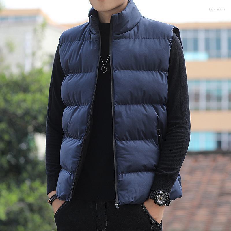 Men's Vests BROWON Men Jacket Autumn Winter Casual Fashion Sleeveless Stand Collar Clothes Solid Color Plus Size 5XL Mens Clothing Kare22, Black
Men's Vests BROWON Men Jacket Autumn Winter Casual Fashion Sleeveless Stand Collar Clothes Solid Color Plus Size 5XL Mens Clothing Kare22, Black