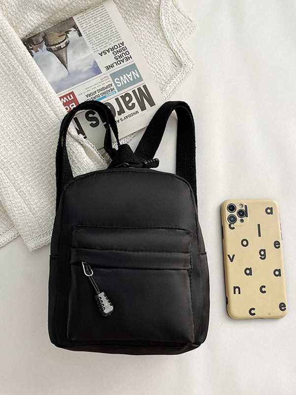 Kids Minimalist Double Zipper Backpack SHE