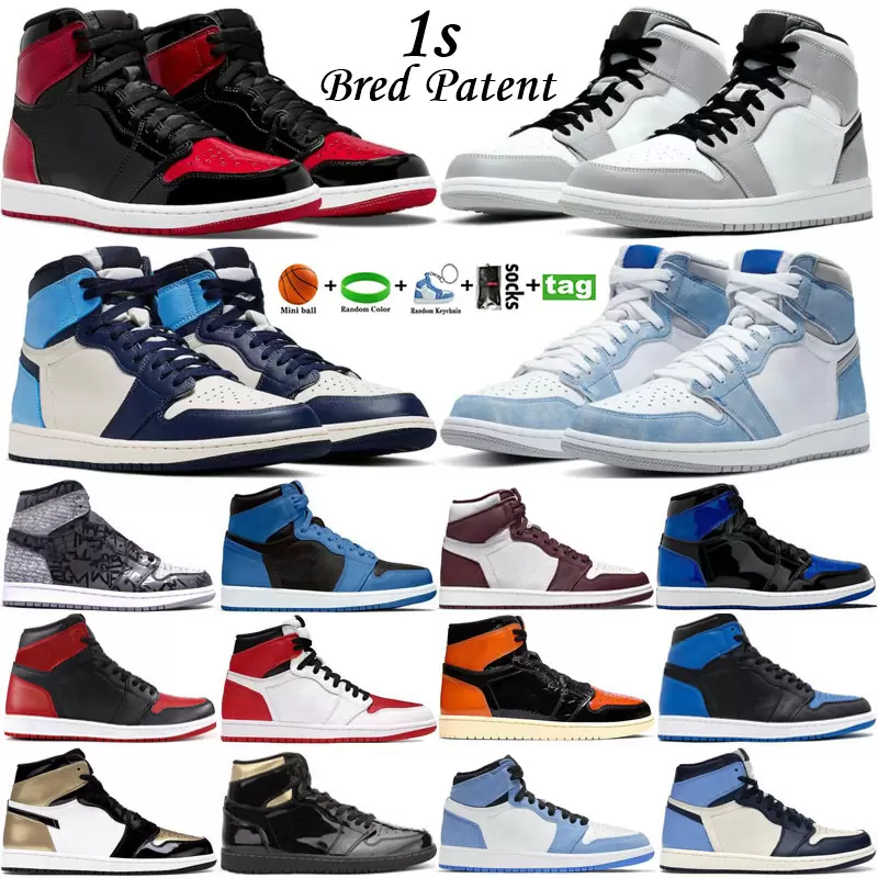 High Basketball Shoes Jumpman 1 1s Leather Lost and found Visionaire men women Sneakers University Blue Patent Bred Green Black White men women Trainers sneakers, 27
High Basketball Shoes Jumpman 1 1s Leather Lost and found Visionaire men women Sneakers University Blue Patent Bred Green Black White men women Trainers sneakers, 27