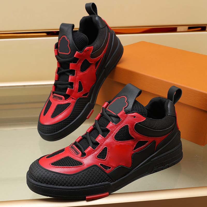 Mens Running Basketball Skate Shoes Checked Designer Cowhide Upper With Breathable Mesh Lining Sneakers Athletic Low Cut Men Trainers Casual Flat Shoes Red Lace Up, Shoes box
Mens Running Basketball Skate Shoes Checked Designer Cowhide Upper With Breathable Mesh Lining Sneakers Athletic Low Cut Men Trainers Casual Flat Shoes Red Lace Up, Shoes box