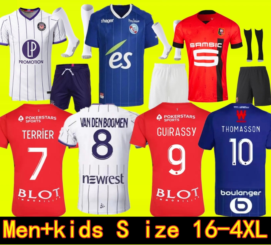 Stade Rennais 22 23 aldult kids soccer jerseys kit Rennes Strasbourg 2022 FC Toulouse ADO BOURIGEAUD TERRIER DOKU TAIT Guirassy Diallo Gameiro football shirt, 22-23 fc toulouse kit
Stade Rennais 22 23 aldult kids soccer jerseys kit Rennes Strasbourg 2022 FC Toulouse ADO BOURIGEAUD TERRIER DOKU TAIT Guirassy Diallo Gameiro football shirt, 22-23 fc toulouse kit