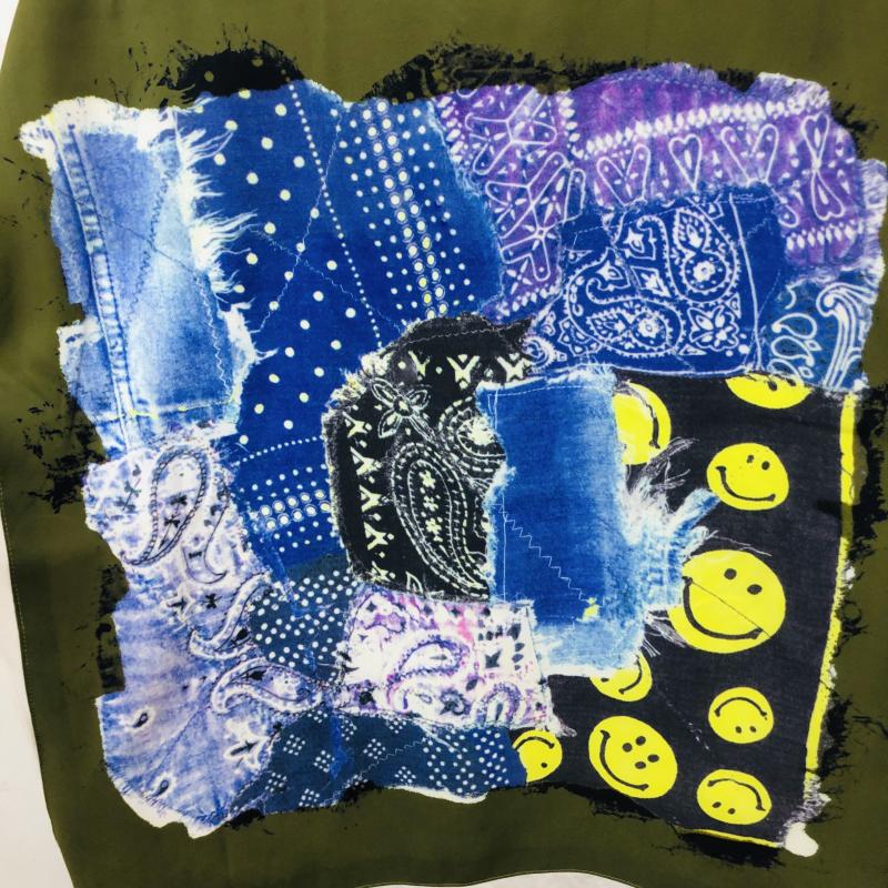 Men's T-Shirts High Quality KAPITAL T-shirt Men Women Back Double Diamond Graphic MAN Tee Tops Slightly Oversize