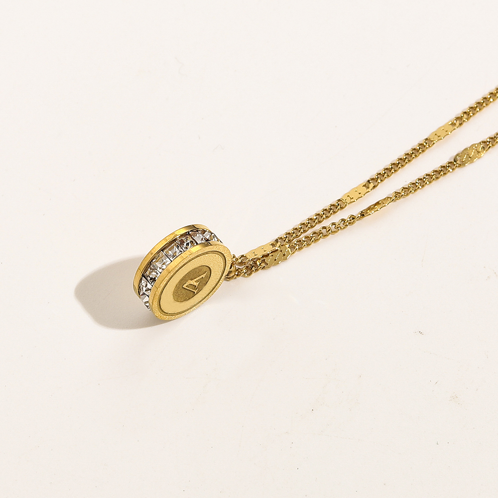 Luxury Fashion Women Designer Letter Pendants Necklace Choker Chain Crystal 18K Gold Plated Stainless Steel Necklaces Statement Wedding Jewelry ZG1295
Luxury Fashion Women Designer Letter Pendants Necklace Choker Chain Crystal 18K Gold Plated Stainless Steel Necklaces Statement Wedding Jewelry ZG1295