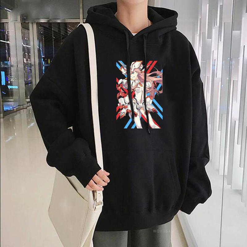 Men's Hoodies & Sweatshirts Harajuku Anime Darling In The Franxx Zero Two Kawaii Print Korean Fashion Autumn Winter Sweet Girls Patchwork Sw, Blue
Men's Hoodies & Sweatshirts Harajuku Anime Darling In The Franxx Zero Two Kawaii Print Korean Fashion Autumn Winter Sweet Girls Patchwork Sw, Blue