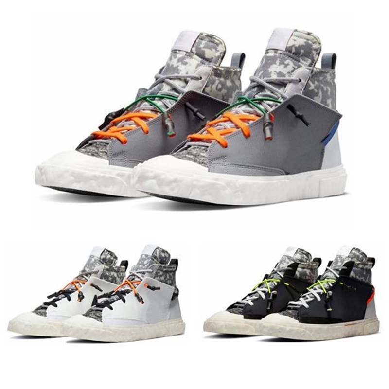 Designer Shoes Readymade x Blazer Mid basketball white black orange h gray blue ladies men's outdoor sports BOX36-45, Grey
Designer Shoes Readymade x Blazer Mid basketball white black orange h gray blue ladies men's outdoor sports BOX36-45, Grey