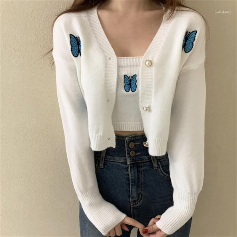 Women's Knits & Tees Alien Kitty Slim Women Casual Two Pieces Sets Embroidery Butterfly 2022 Chic Sweaters Coats Sexy Lady Knitted OL Tank T, Beige
Women's Knits & Tees Alien Kitty Slim Women Casual Two Pieces Sets Embroidery Butterfly 2022 Chic Sweaters Coats Sexy Lady Knitted OL Tank T, Beige