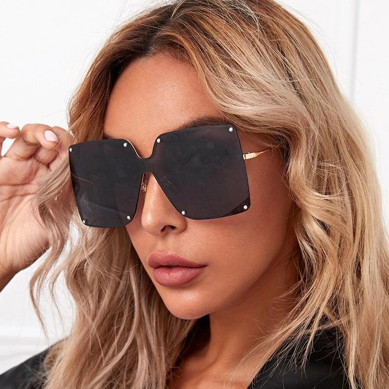 Sunglasses Luxury Oversized Rimless Fashion Shades One Piece PC Lens UV Protection Tinted Sunglasse For Women Girls Ladies
Sunglasses Luxury Oversized Rimless Fashion Shades One Piece PC Lens UV Protection Tinted Sunglasse For Women Girls Ladies