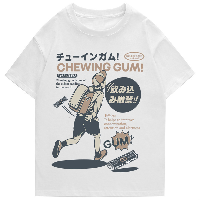 Hip Hop Mens T Shirt Streetwear Japanese Kanji T Shirt Summer Short Sleeve T Shirt Cotton Harajuku Tees 220608