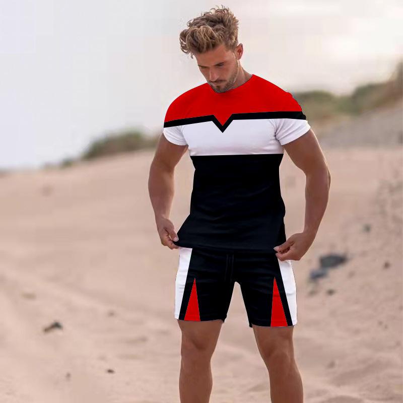 Men's Tracksuits Men's Summer Tracksuit Outfits Set Casual Sports Jogging T-Shirt Shorts Suits Fashion 3D Printed Streetwear Male Daily, Ts4561
Men's Tracksuits Men's Summer Tracksuit Outfits Set Casual Sports Jogging T-Shirt Shorts Suits Fashion 3D Printed Streetwear Male Daily, Ts4561