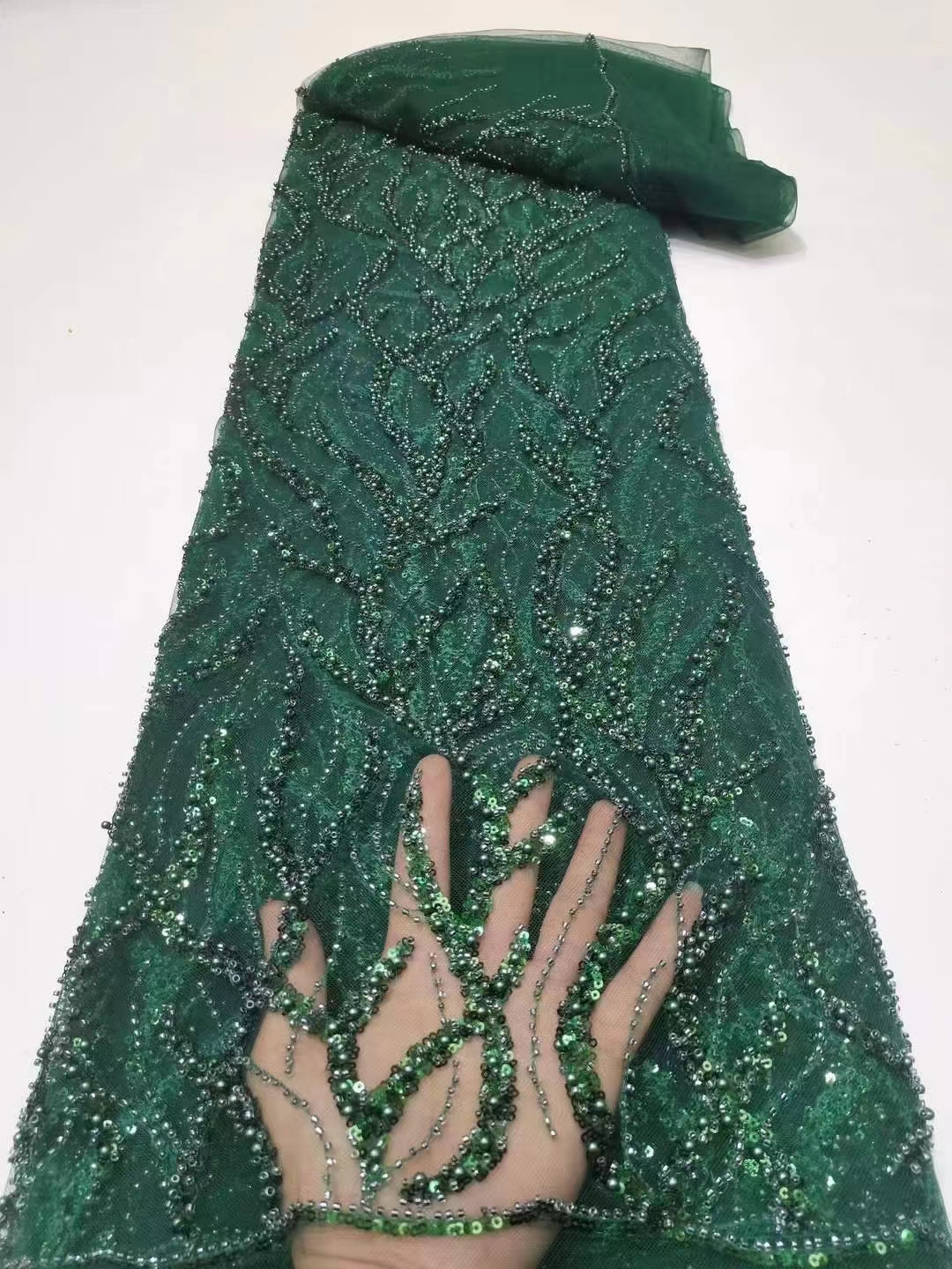 Glitter Emerald Green Sequined Prom Dresses Beading Luxury Formal Evening Gowns One Shoulder Celebrity Party Dress Women Special Occasion Wear 202 You