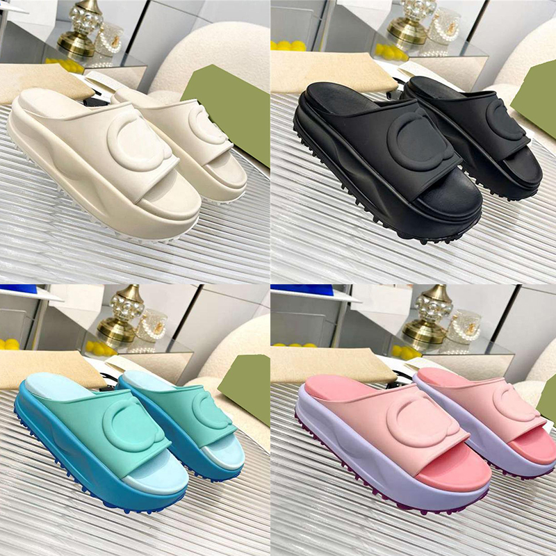 Designer Slippers Platform Slippers Classics Rubber Slides Solid Color Flip Flops Non Slip Sandals Thick Bottom Flat Women Shoes With Box, Pink
Designer Slippers Platform Slippers Classics Rubber Slides Solid Color Flip Flops Non Slip Sandals Thick Bottom Flat Women Shoes With Box, Pink