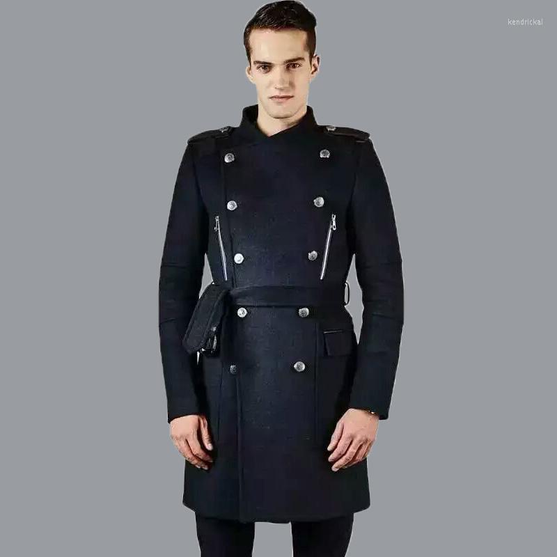 Men' Wool & Blends Winter Woolen Mid-length Suit Coat Thickening Trendy Brand Korean Style Slim-fitting Kend22, Black
Men' Wool & Blends Winter Woolen Mid-length Suit Coat Thickening Trendy Brand Korean Style Slim-fitting Kend22, Black