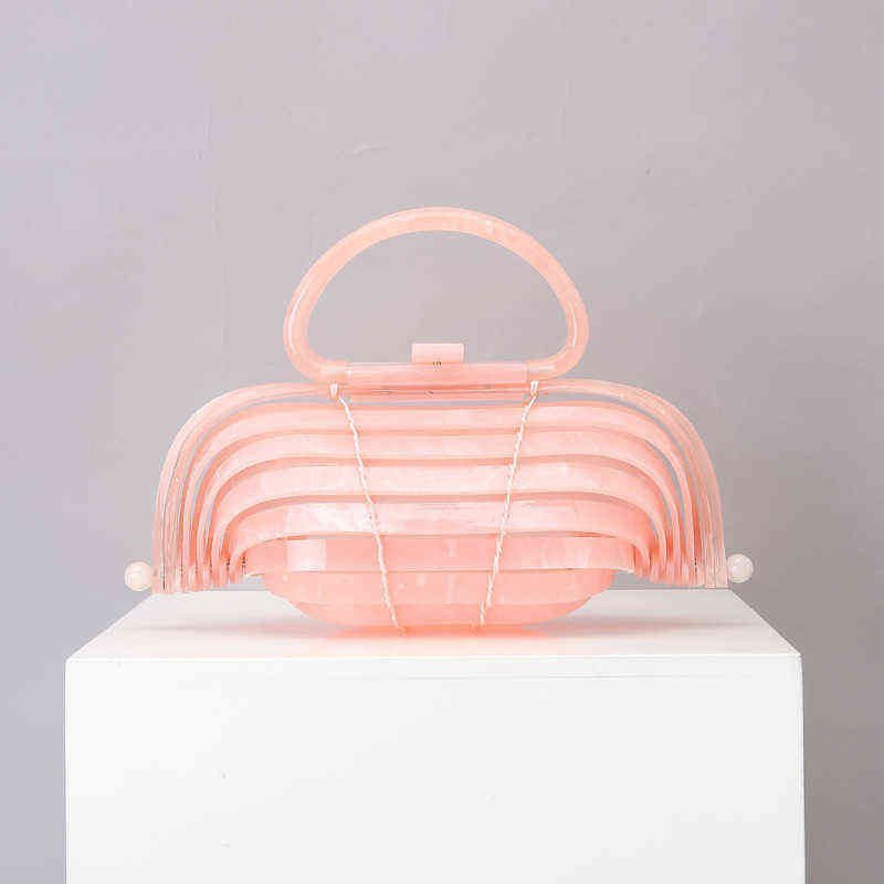 Evening Bag Acrylic Woven Basket Beach Bag for Women 2022 Luxury High Quality Round Vintage Hollow Out Purse and Handbag Designer Holiday 220622, Pink
Evening Bag Acrylic Woven Basket Beach Bag for Women 2022 Luxury High Quality Round Vintage Hollow Out Purse and Handbag Designer Holiday 220622, Pink