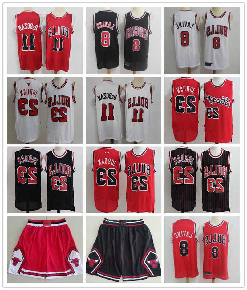 Men Basketball Jerseys michael 23 MJ Zach 8 LaVine DeMar 11 DeRozan Black Throwback Red Shorts Chicago''Bulls''jersey, Color
Men Basketball Jerseys michael 23 MJ Zach 8 LaVine DeMar 11 DeRozan Black Throwback Red Shorts Chicago''Bulls''jersey, Color