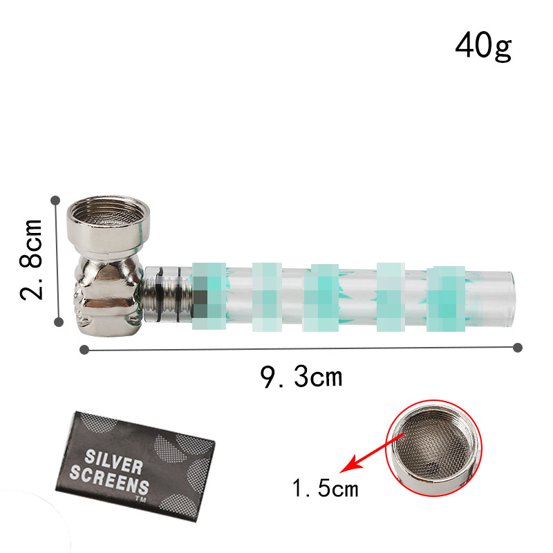 Original Mutil Color Metal Smoking Water Pipe Accessories Solid Tobacco Metal Pipes Portable Creative
Original Mutil Color Metal Smoking Water Pipe Accessories Solid Tobacco Metal Pipes Portable Creative