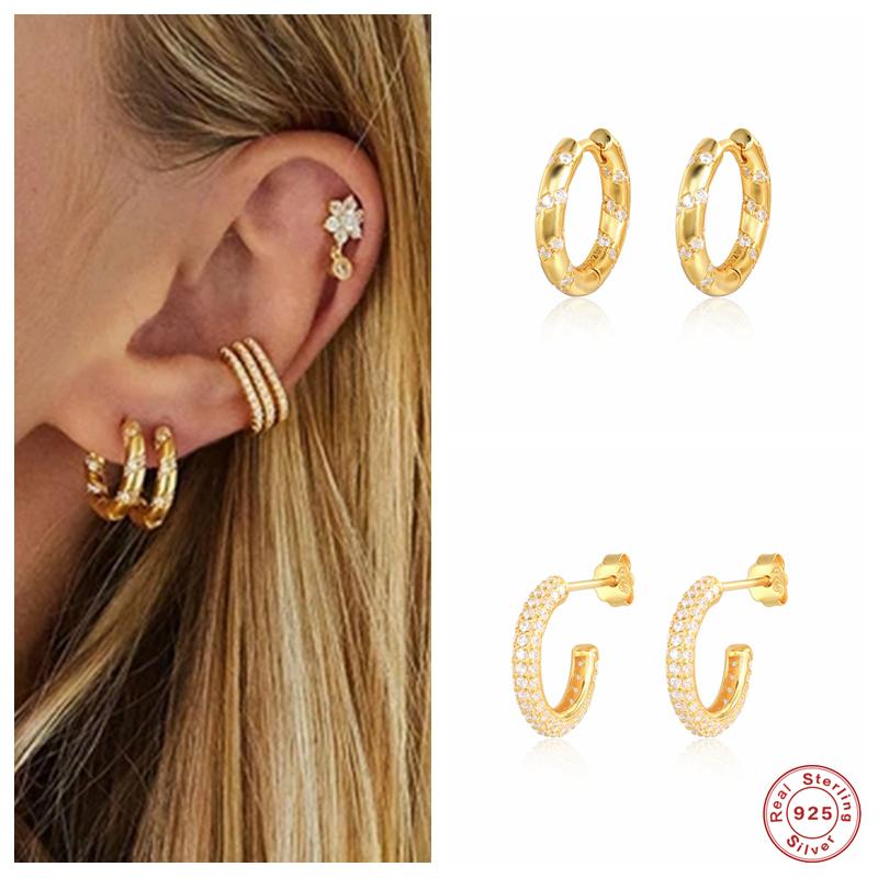 Hoop & Huggie Aide 925 Sterling Silver Pave Zircon Big Circle Earrings For Women Luxury Crystal Mosaic Pendiente JewelryHoop
Hoop & Huggie Aide 925 Sterling Silver Pave Zircon Big Circle Earrings For Women Luxury Crystal Mosaic Pendiente JewelryHoop