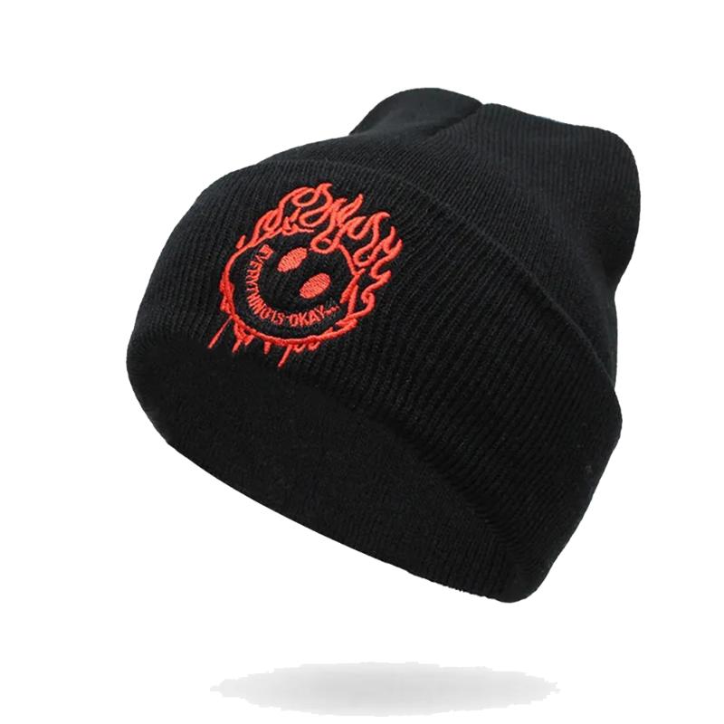 Berets Beanie Embroidery Skullies Man's Cap For Female Knitted Hats Winter Autumn Warmeradies Zzm059Berets 
Berets Beanie Embroidery Skullies Man's Cap For Female Knitted Hats Winter Autumn Warmeradies Zzm059Berets