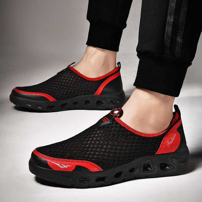 Nine o'clock Mesh Men Aqua Shoes Outdoor Breathable Quick Dry Water Sneakers Light Anti-skid Sport Footwear Large Size 38-48 220616
Nine o'clock Mesh Men Aqua Shoes Outdoor Breathable Quick Dry Water Sneakers Light Anti-skid Sport Footwear Large Size 38-48 220616