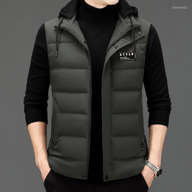 Men's Vests Brand Casual Fashion Sleeveless Vest Jacket With Hood Windbreaker Waistcoat Winter Mens Clothes Stra22, Black
Men's Vests Brand Casual Fashion Sleeveless Vest Jacket With Hood Windbreaker Waistcoat Winter Mens Clothes Stra22, Black