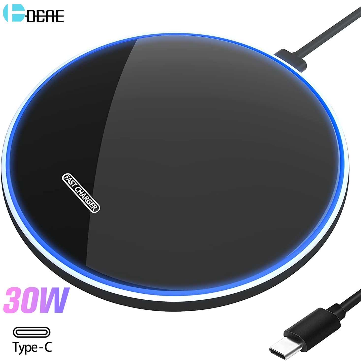 30W Qi Wireless Charger For iPhone 13 12 11 Pro XS Max Mini X XR 8 Type C Induction Fast Charging Pad For Samsung S21 S20 S10 S9
30W Qi Wireless Charger For iPhone 13 12 11 Pro XS Max Mini X XR 8 Type C Induction Fast Charging Pad For Samsung S21 S20 S10 S9