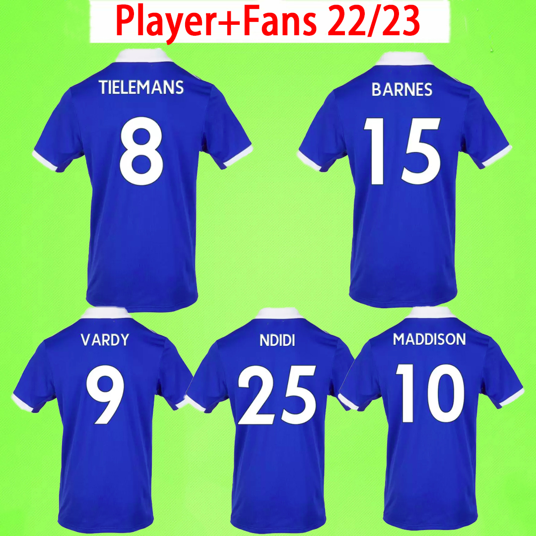 2022 2023 VARDY Soccer Jersey 22 23 TIELEMANS MADDISON BARNES Home away third maillot foot Shirt NDIDI GRAY AYOZE RICARDO Football Uniform Player and fans version top, 2021/2022 away
2022 2023 VARDY Soccer Jersey 22 23 TIELEMANS MADDISON BARNES Home away third maillot foot Shirt NDIDI GRAY AYOZE RICARDO Football Uniform Player and fans version top, 2021/2022 away