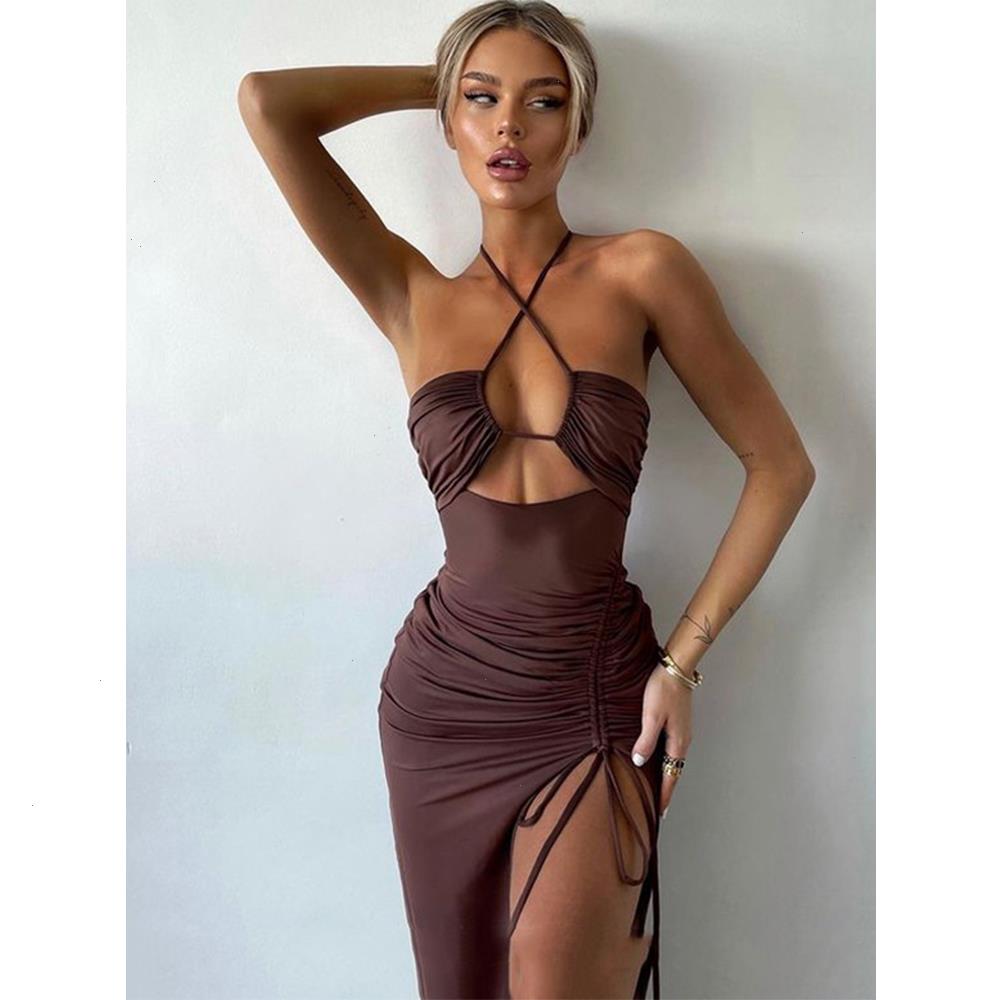 Sexy Halter Backless Long Dress Women Slim Night Club Party Maxi Bodycon Christmas Vestidos Elegant Para Mujer, Orange
Sexy Halter Backless Long Dress Women Slim Night Club Party Maxi Bodycon Christmas Vestidos Elegant Para Mujer, Orange