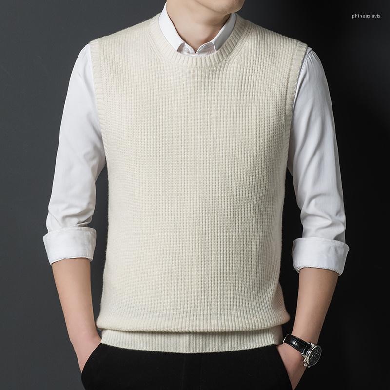 Men's Vests Thick Knit Autumn And Winter Solid Color Round Neck Bottoming Sweater Vest Phin22, Green
Men's Vests Thick Knit Autumn And Winter Solid Color Round Neck Bottoming Sweater Vest Phin22, Green