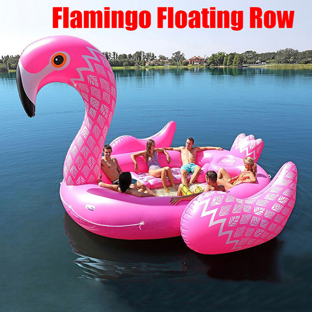 6-8person Huge Flamingo Pool Float Giant Inflatable Unicorn Swimming Pool Accessories Island For Party Floating wedding beach Boat Outdoor Toy, As show
6-8person Huge Flamingo Pool Float Giant Inflatable Unicorn Swimming Pool Accessories Island For Party Floating wedding beach Boat Outdoor Toy, As show