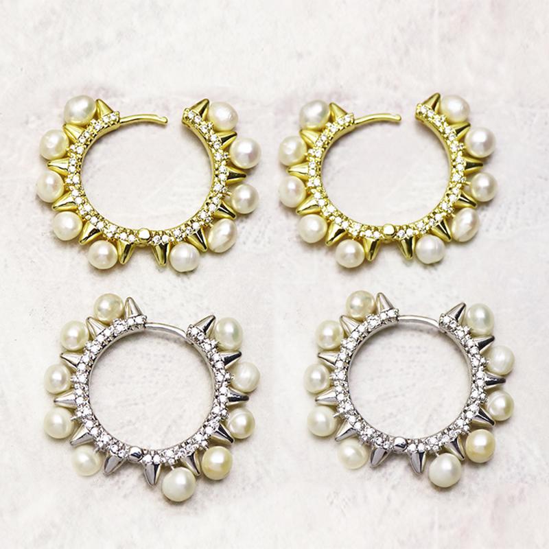 Dangle & Chandelier 5 Pairs Hoop Earrings Pave Pearl Circle Shape Women Jewelry Fashion Drop Gift For 51277
Dangle & Chandelier 5 Pairs Hoop Earrings Pave Pearl Circle Shape Women Jewelry Fashion Drop Gift For 51277