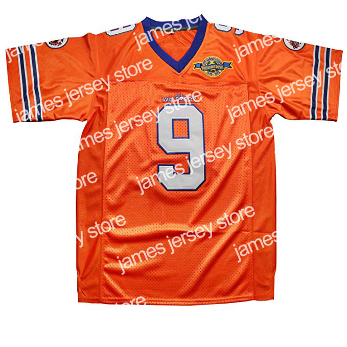 Football Jerseys Bobby Boucher 9 The Water Boy Movie Men Football Jersey Stitched Black S-3XL High Quality