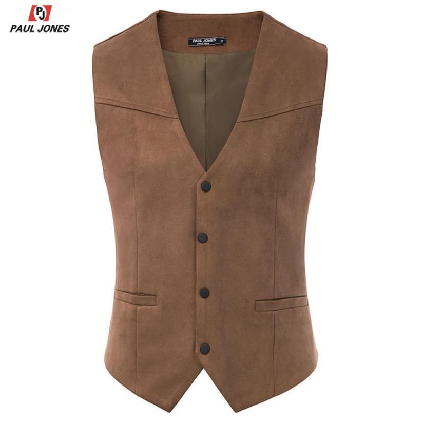 JONES Men Faux Suede Leather Suit Vest Casual Western Waistcoat V-Neck Snap-Button Placket Sleeveless Jacket Vests PJE02026256i, Coffee
JONES Men Faux Suede Leather Suit Vest Casual Western Waistcoat V-Neck Snap-Button Placket Sleeveless Jacket Vests PJE02026256i, Coffee
