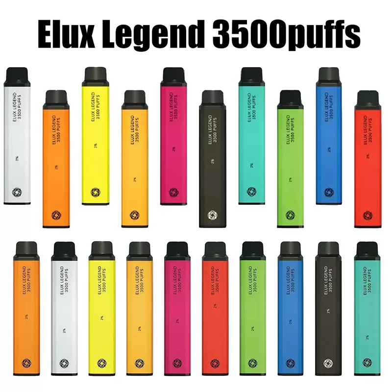 Elux Legend 3500 Electronic Cigarettes Disposable Vape E cigarette 3500 Puffs Vpuff Pen 1500mAh Battery Vaporizer Stick Vapor Kit 2% 10ml Pre Filled Cartridge Device
Elux Legend 3500 Electronic Cigarettes Disposable Vape E cigarette 3500 Puffs Vpuff Pen 1500mAh Battery Vaporizer Stick Vapor Kit 2% 10ml Pre Filled Cartridge Device